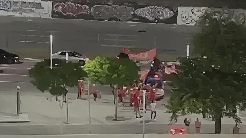 Torcida realizou protestos nesta segunda (2)