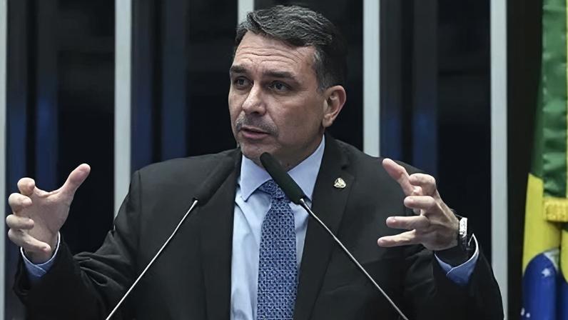 O senador Flávio Bolsonaro (PL-RJ)