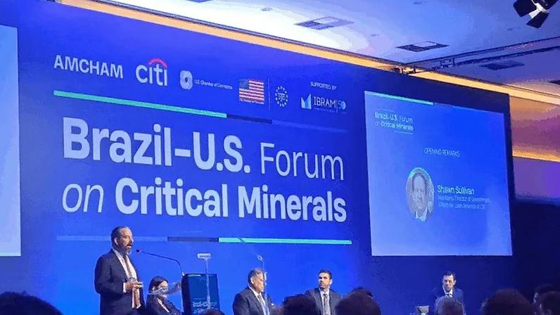 Shawn Sullivan, executivo do Citi, se apresenta no Brazil–U.S. Forum on Critical Minerals