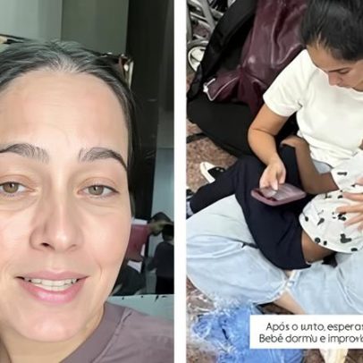 Influenciadora relata pânico em voo após explosão de motor