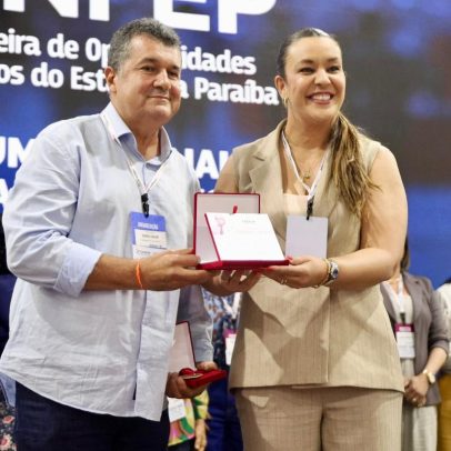 Camila Toscano é homenageada pela Famup por lei que incluiu Confep no calendário da PB