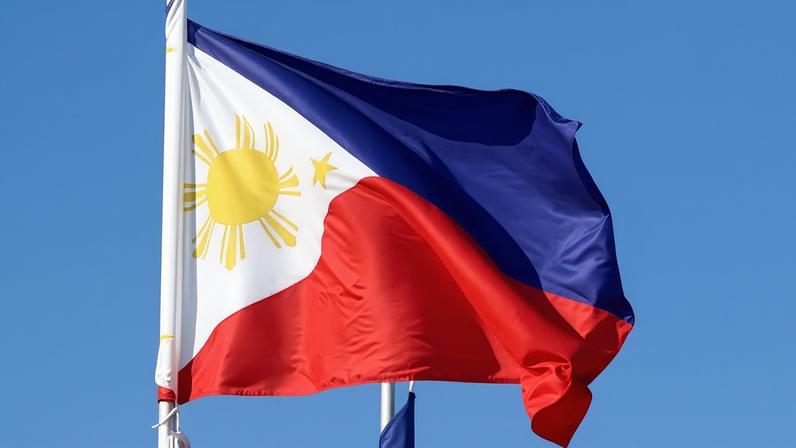 Bandeira das Filipinas.