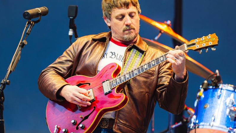 BERKELEY, CALIFORNIA - APRIL 24: Sturgill Simpson performs at The Greek Theatre on April 24, 2025 in Berkeley, California. (Photo by Steve Jennings/Getty Images)
