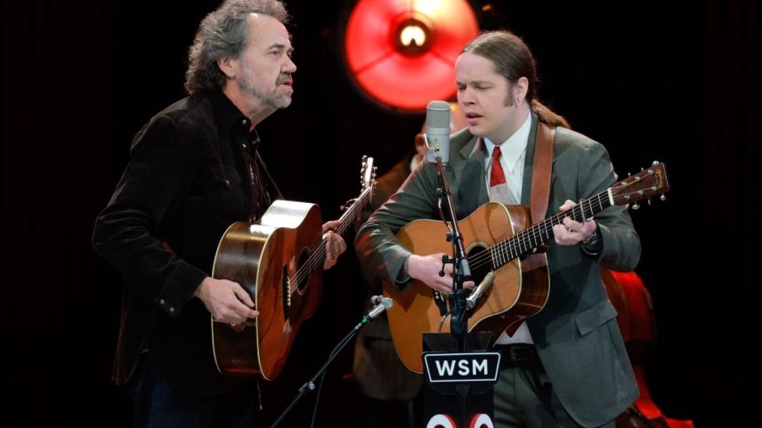 Dan Tyminski and Billy Strings perform at the Grand Ole Opry