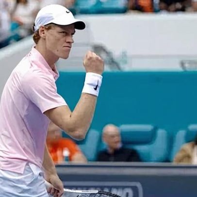 Sinner vence Lehecka e conquista 2º Miami Open sob chuva