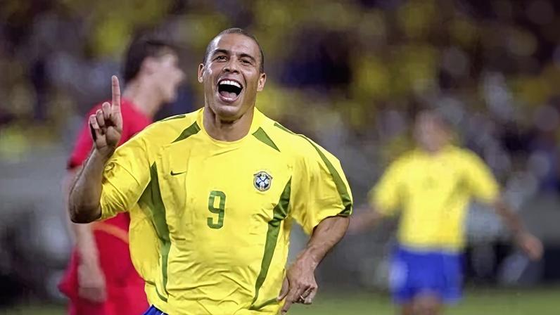 Ronaldo foi o camisa 9 da Seleção Brasileira em três Copas