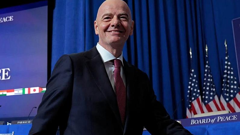 Na imagem, Gianni Infantino, presidente da FIFA