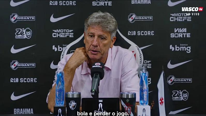 Treinador comentou vitória por 2 a 1 sobre o Grêmio em São Januário e disse que o Campeonato Brasileiro é a prioridade do clube.