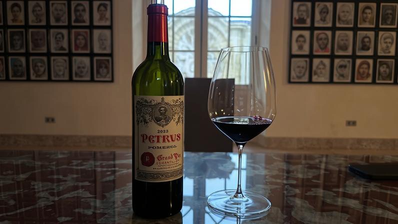 Petrus 2023, tasted as part of the Bordeaux in-bottle tastings.