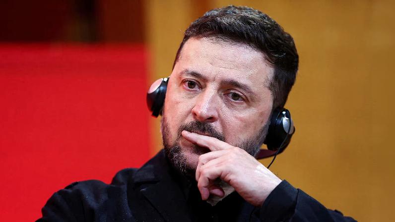 Ukrainian President Volodymyr Zelenskiy attends a panel at Sciences Po university, in Paris, France March 13, 2026.REUTERS/Abdul Saboor