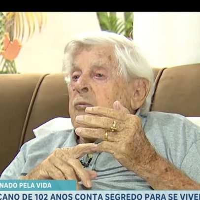 Francano de 102 anos revela segredo para viver bem por mais de um século