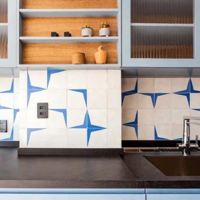 Cinco revestimentos coloridos para ambientes da casa