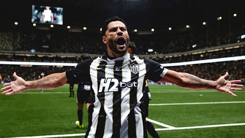 Hulk comemora gol (Foto: Pedro Souza / Atlético-MG)