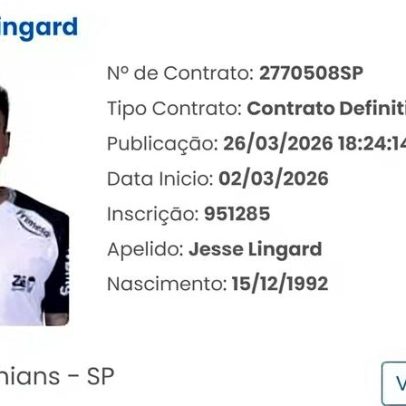 Lingard aparece no BID e pode estrear pelo Corinthians no Maracanã