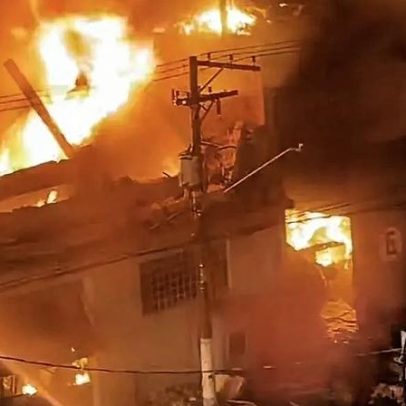 Incêndio de grandes proporções atinge o centro de São Paulo