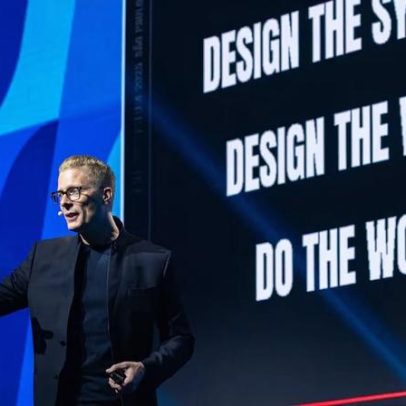 Ian Beacraft, consultor de IA, marca presença no São Paulo Innovation Week
