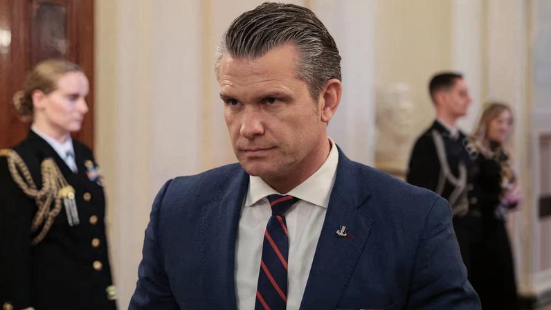U.S. Secretary of Defense Pete Hegseth looks on ahead of a Medal of Honor ceremony at the White House in Washington, D.C., U.S., March 2, 2026. REUTERS/Jonathan Ernst