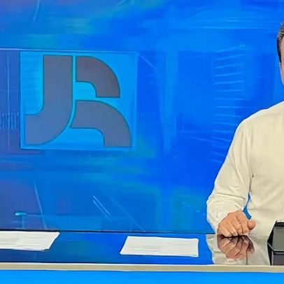 Filha de Edu Ribeiro encanta na bancada do Jornal da Record