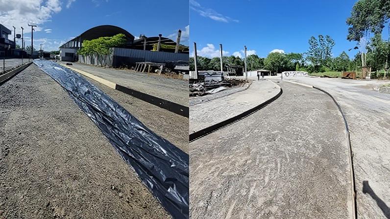 Imagem mostra nova tecnologia de pavimento que promete acelerar obras e reduzir custos