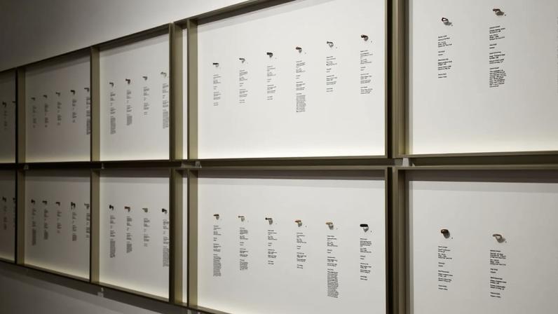 Rose Salane: **60 Detected Rings (1991-2021) (Person 36-40)**, detail, 2021.
