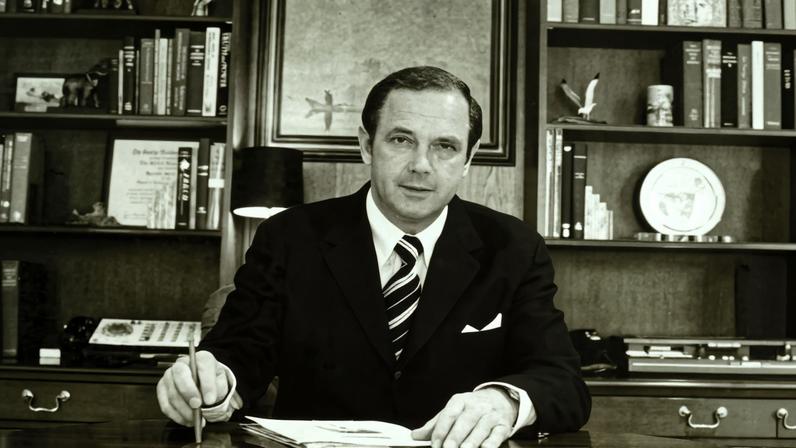 FAA Administrator Alexander Butterfield in an undated photo. Butterfield served as deputy assistant to President Richard Nixon from 1969 to 1973, and served as administrator of the Federal Aviation Administration from 1973 to 1975.
