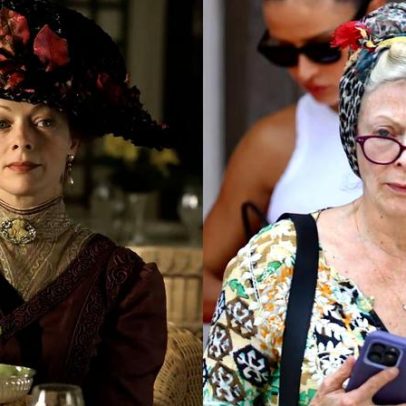 Atriz de Titanic é vista com look casual no Rio