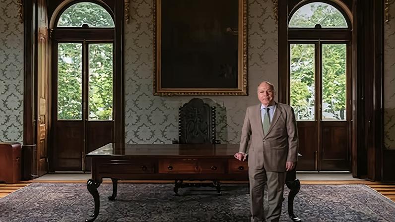 El canciller Mauro Vieira, en el Palacio de Itamaraty, en Río de Janeiro, este viernes.