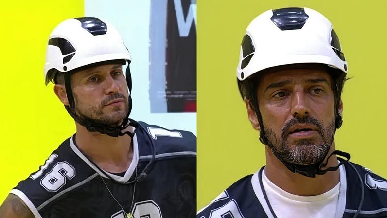 Jonas e Alberto Cowboy, participantes veteranos do BBB 26, se encontram após eliminações