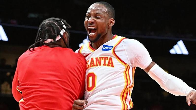 Jonathan Kuminga em ação