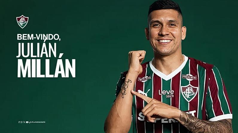 Fluminense anuncia zagueiro colombiano Julián Millán