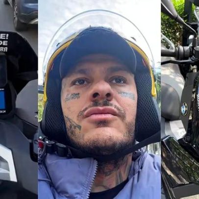 Toguro adesiva moto de luxo com alerta antirroubo após furto