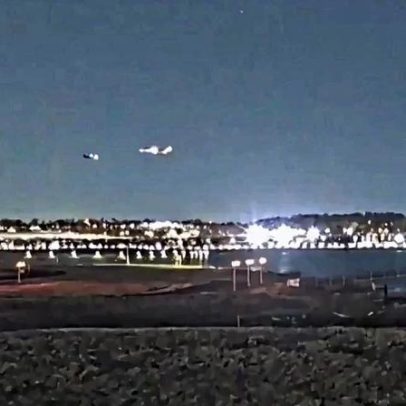 Jatos e helicópteros próximos de colisão, dia anterior a incidente em Washington