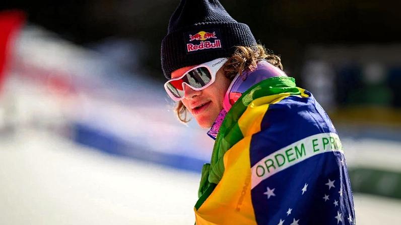 Lucas Pinheiro vence etapa de slalom gigante na Copa do Mundo em Kranjska Gora