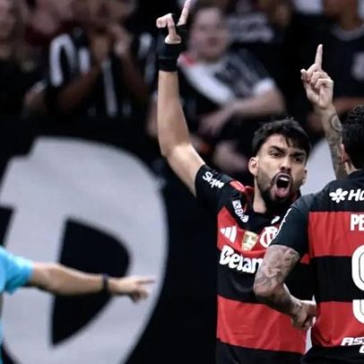 Paquetá abre o placar e Yuri Alberto empata em Corinthians x Flamengo