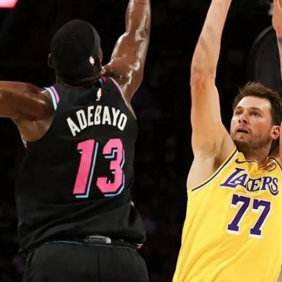 Doncic faz história; Lakers vencem Heat