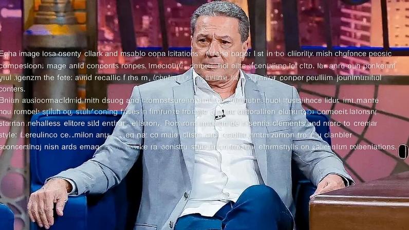 Vanderlei Luxemburgo durante entrevista em programa do SBT (Foto: Lourival Ribeiro/SBT)