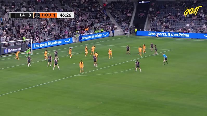 Angel City (W) - Houston Dash (W) 1 - 1 | GOL - Emily Sams