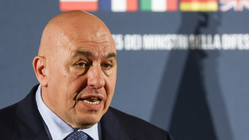 Meeting of the European Group of Five Defence Ministers at the Italian Air Force Headquarters in Rome