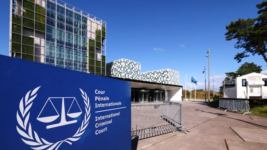 An exterior of The International Criminal Court (ICC) is seen in The Hague, Netherlands, September 22, 2025. REUTERS/Piroschka van de Wouw