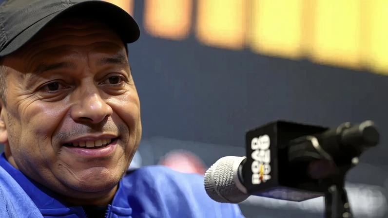 Mbappé em coletiva na véspera do amistoso entre Brasil e França (Foto: Franck Fife/AFP)