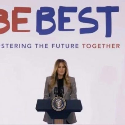 Melania Trump lança em Washington iniciativa voltada à educação