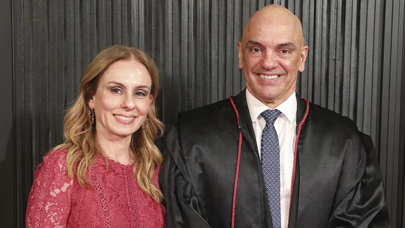 Viviane Barci e Alexandre de Moraes – Imagem: Arquivo/TSE