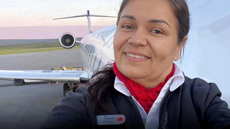 Solange Tremblay: comissária foi arremessada da aeronave após colisão