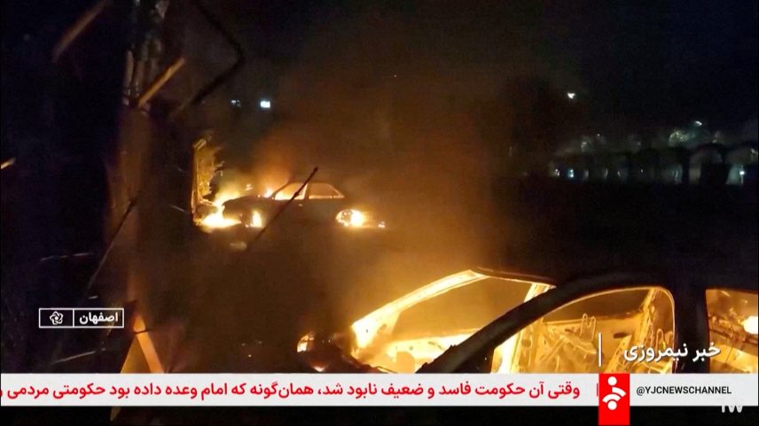 Cidade de Isfahan foi alvo de um bombardeio