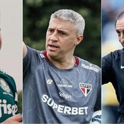 Técnicos estrangeiros que venceram o Paulistão: Ferreira, Crespo e Díaz