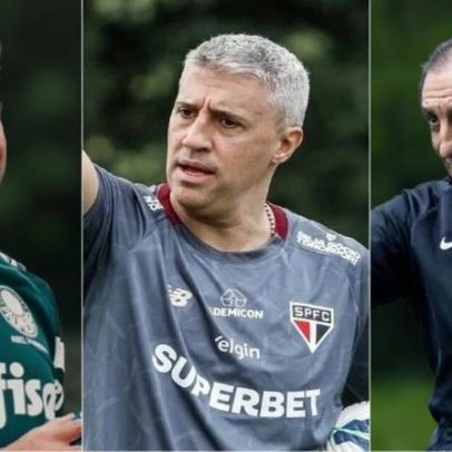 Técnicos estrangeiros que venceram o Paulistão: Abel Ferreira, Crespo e Ramón Díaz