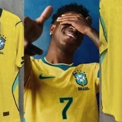 Site vaza nova camisa da Seleção Brasileira para a Copa 2026
