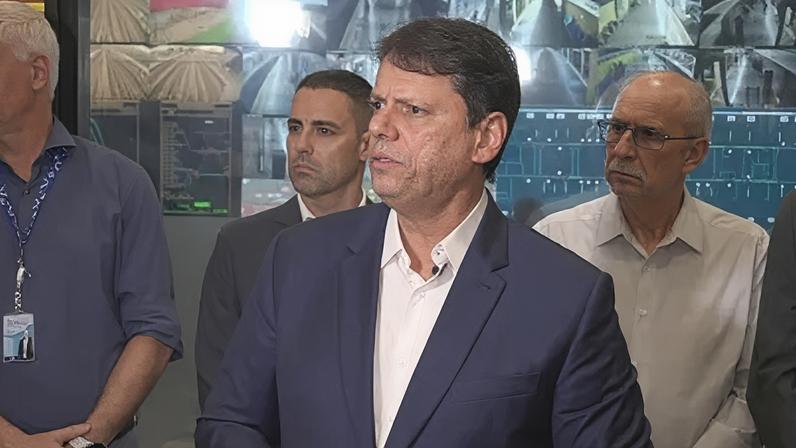 O governador de São Paulo, Tarcísio de Freitas (Republicanos) (1)