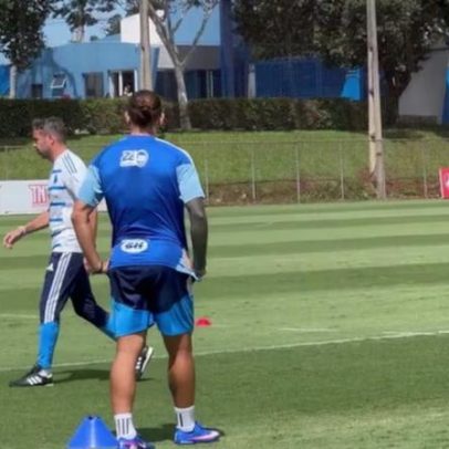 Lucas Romero e Kaio Jorge treinam normalmente com o Cruzeiro
