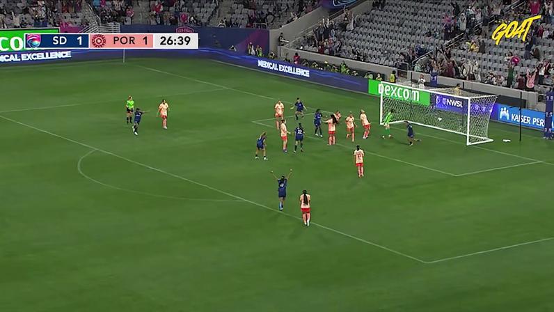 San Diego Wave vence Portland Thorns por 2-1; Liagodfrey marca